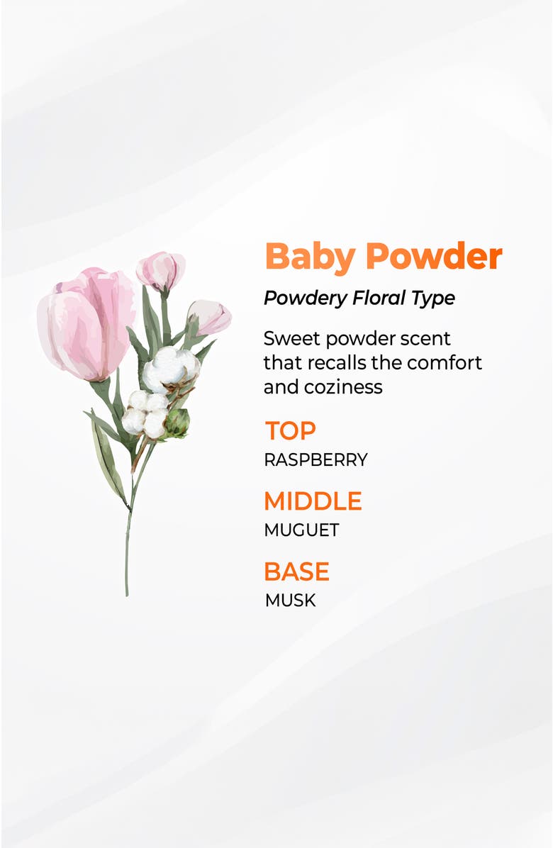 KUNDAL Honey & Macadamia Pure Body Wash - Baby Powder, Alternate, color, Orange