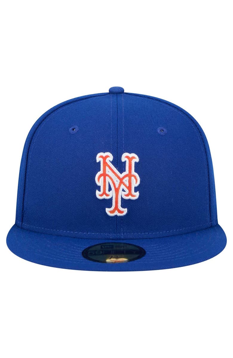 New Era Men's New Era Royal New York Mets Checkered Undervisor 59FIFTY Fitted Hat, Alternate, color, 