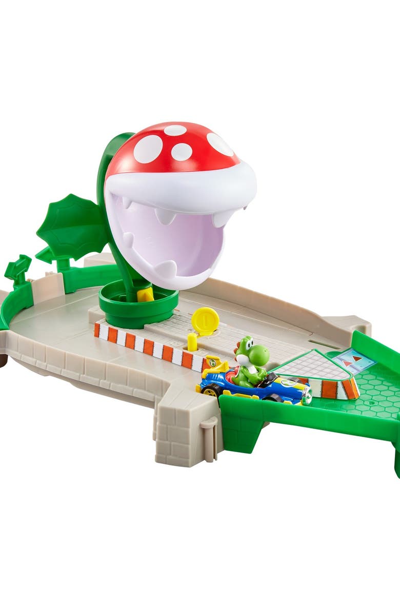 Hot Wheels (R) Mario Kart Nemesis Track Set - Piranha Plant Slide, Alternate, color, 