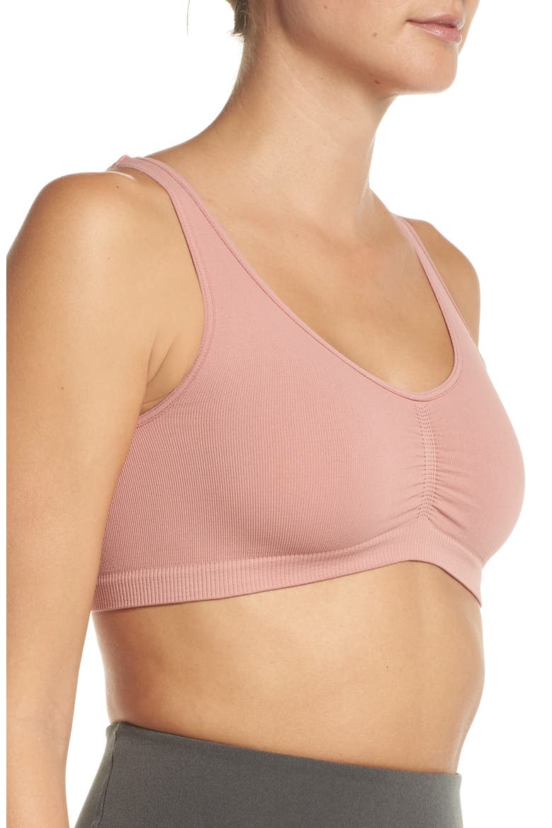 Free People Movement Shanti Strappy Back Sports Bra, Alternate, color, PINK