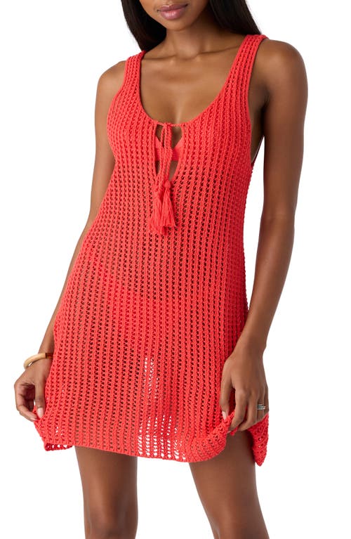 O'neill Ryan Open Stitch Cover-up Minidress