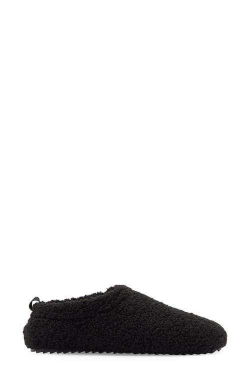 Nordstrom Greer Faux Shearling Clog Slipper In Black