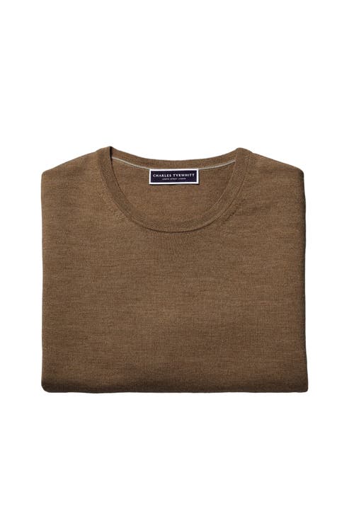 CHARLES TYRWHITT CHARLES TYRWHITT PURE MERINO CREW NECK SWEATER