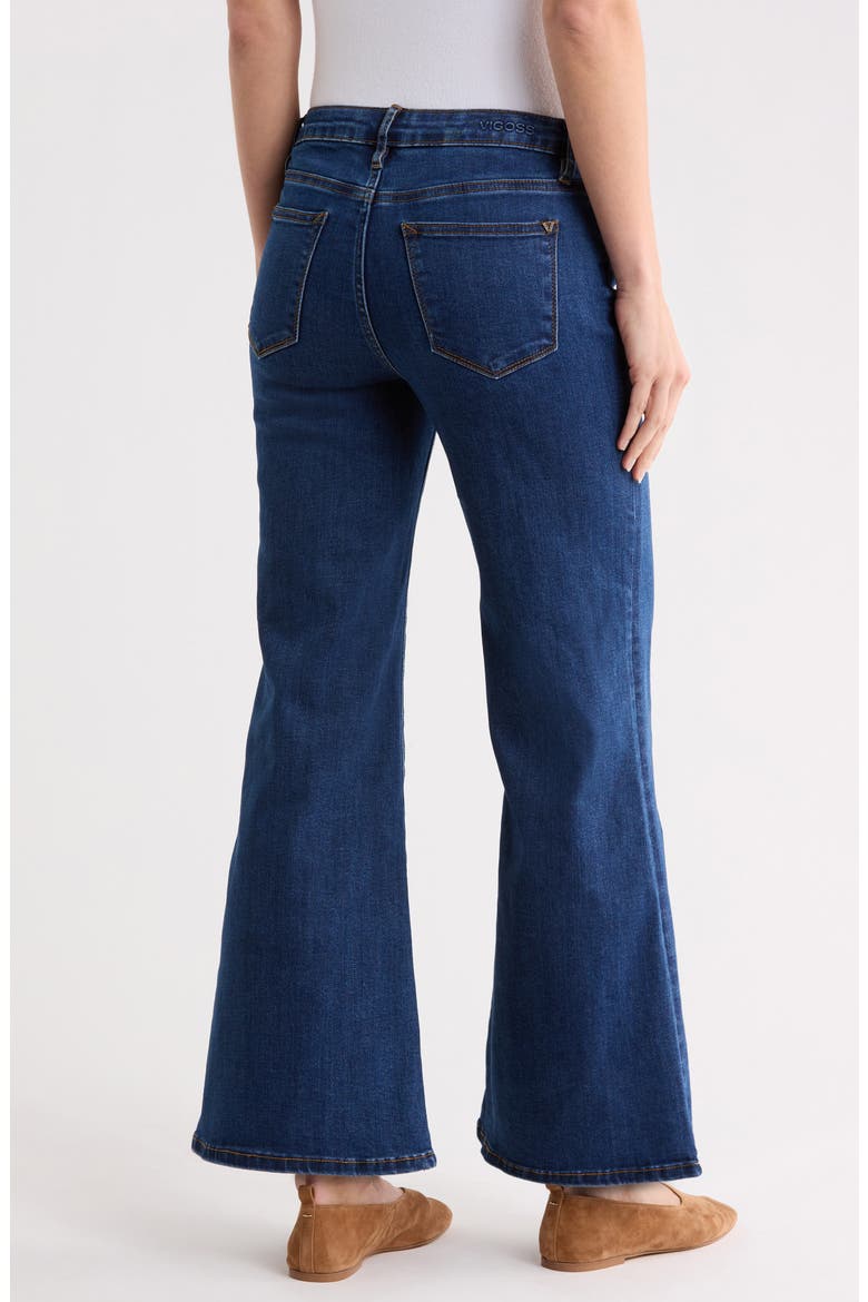 Retro Wide Leg Palazzo Jeans, Alternate, color, DARK WASH