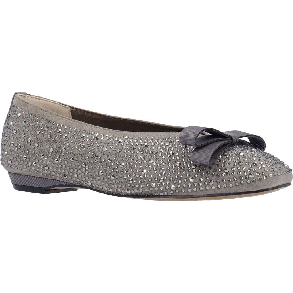 J. Reneé Fentan Ballet Flat In Gray