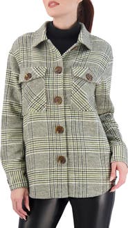 OL ITALIA Plaid Shacket