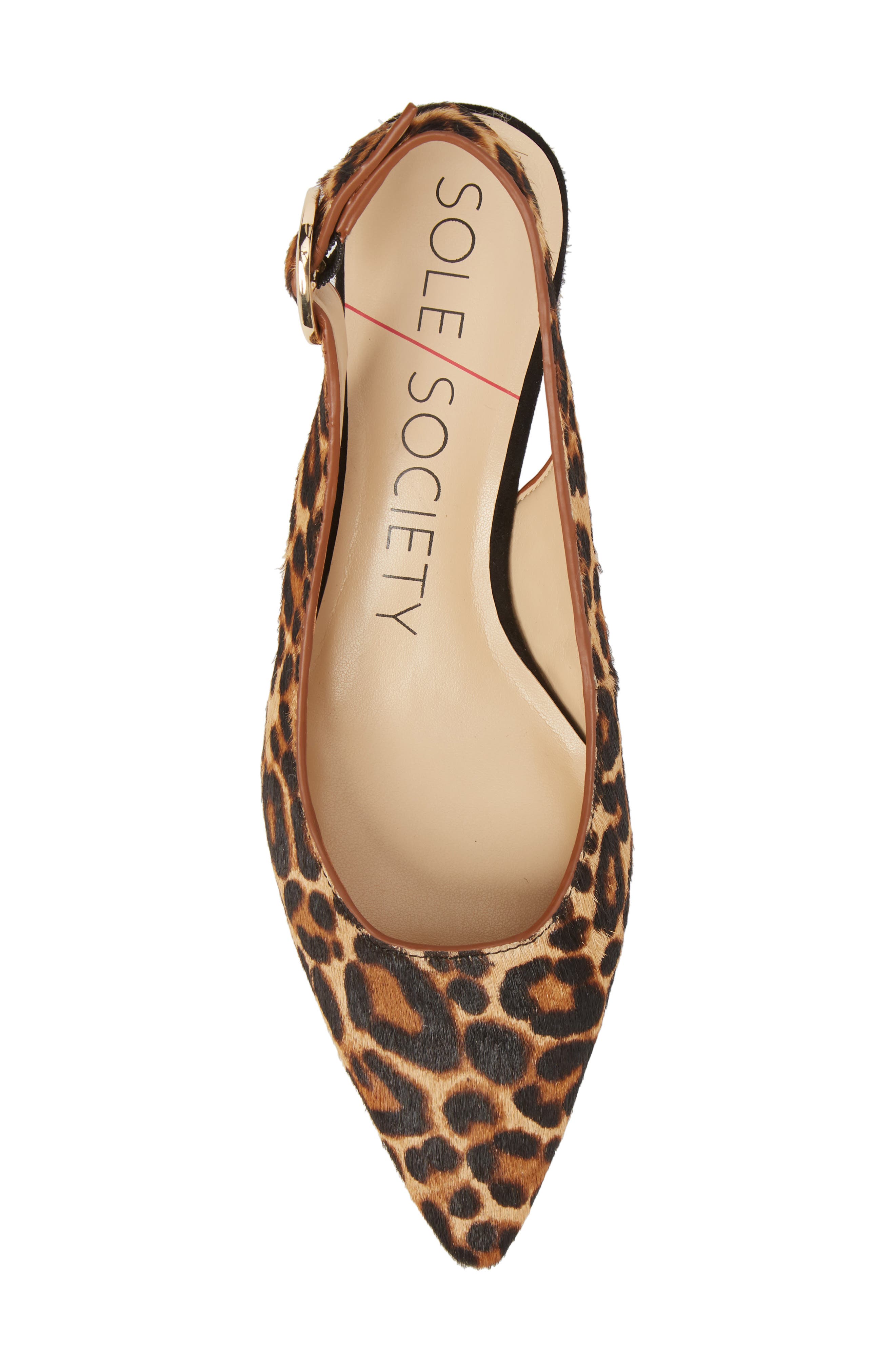 Mariol Slingback Pump, Alternate, color, FALL LEOPARD CALF HAIR