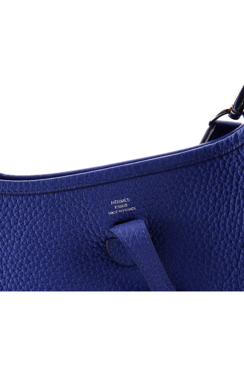 Pre-Owned Hermes Evelyne Bag Gen III Clemence TPM, Alternate, color, Bleu Electrique