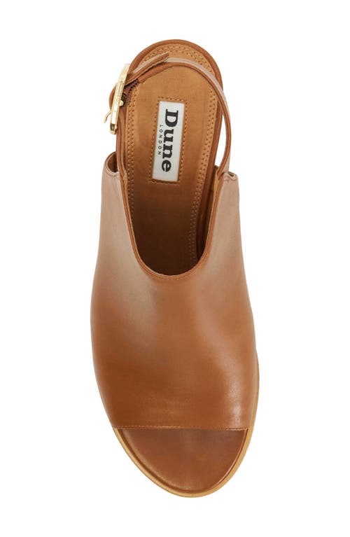 Dune London Joupon Ankle Strap Sandal In Tan