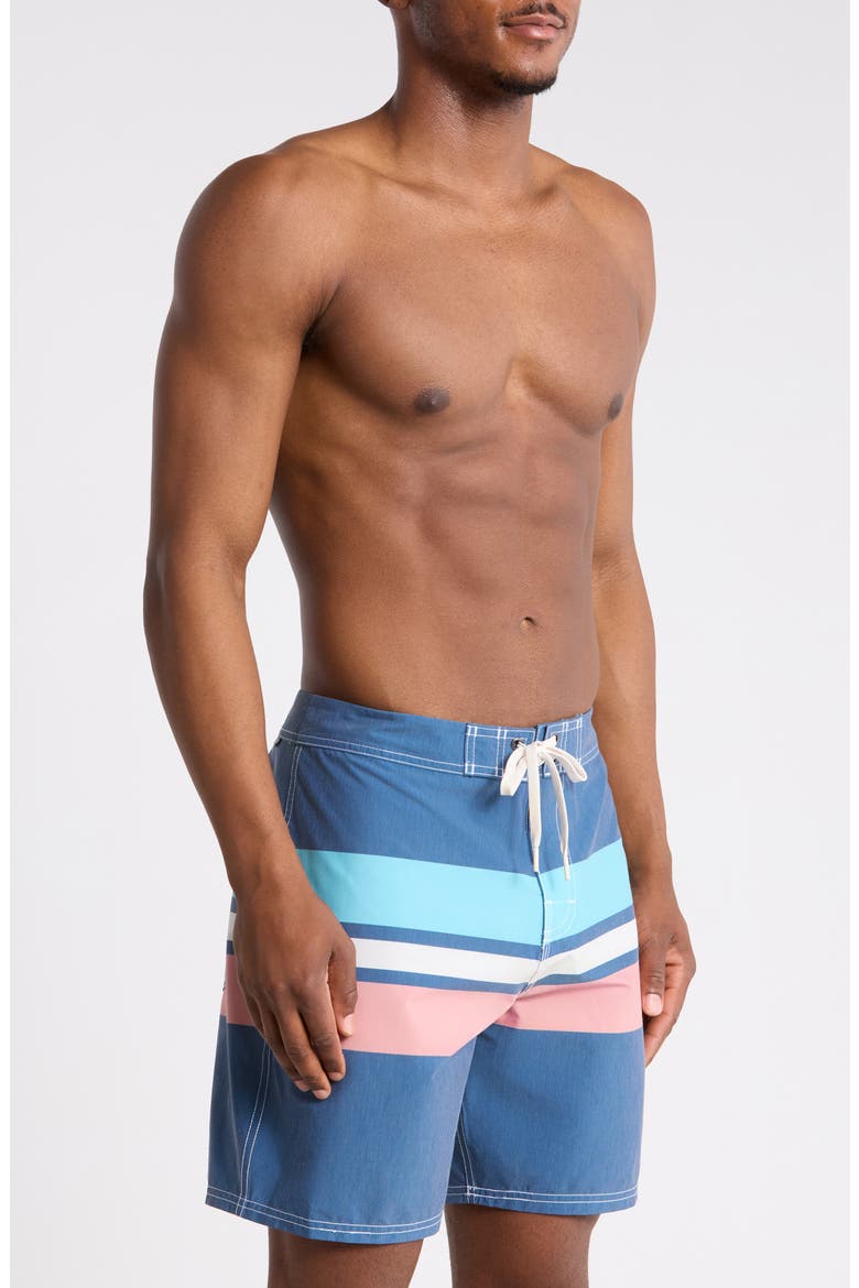 Original Straight Board Shorts, Alternate, color, DARK DENIM