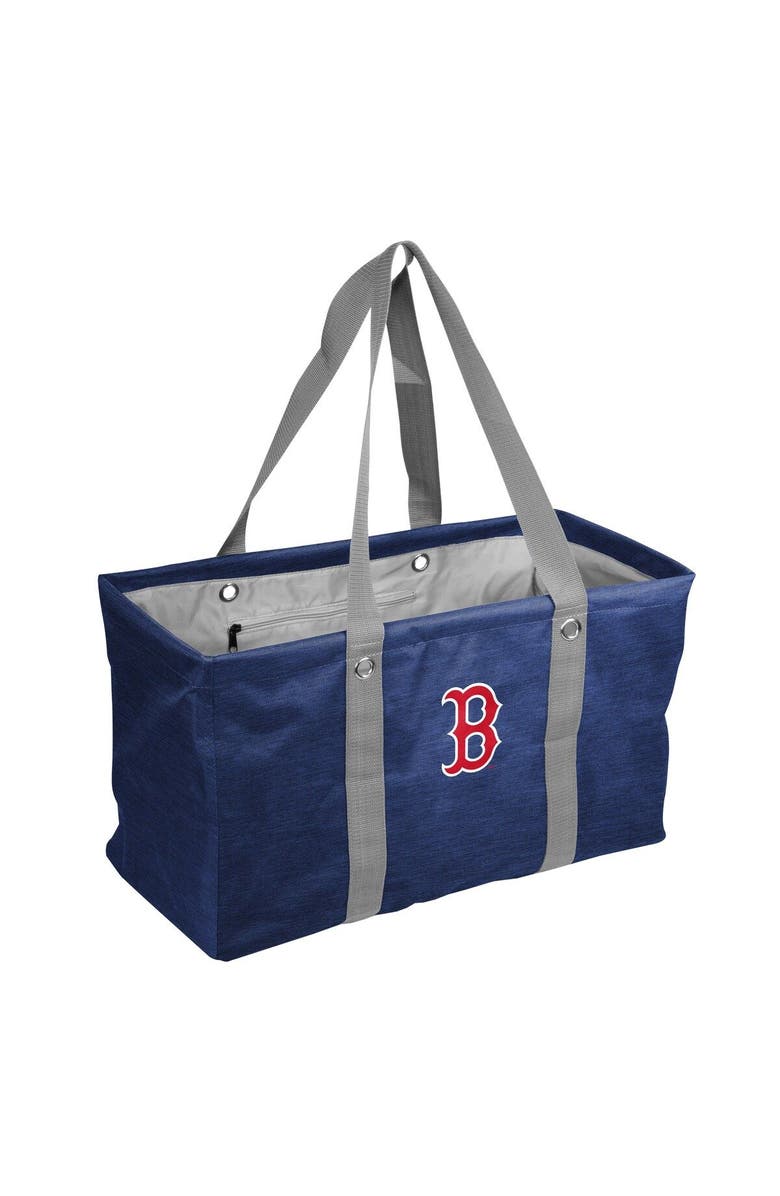 LOGO BRANDS Boston Red Sox Crosshatch Picnic Caddy Tote Bag, Main, color, 