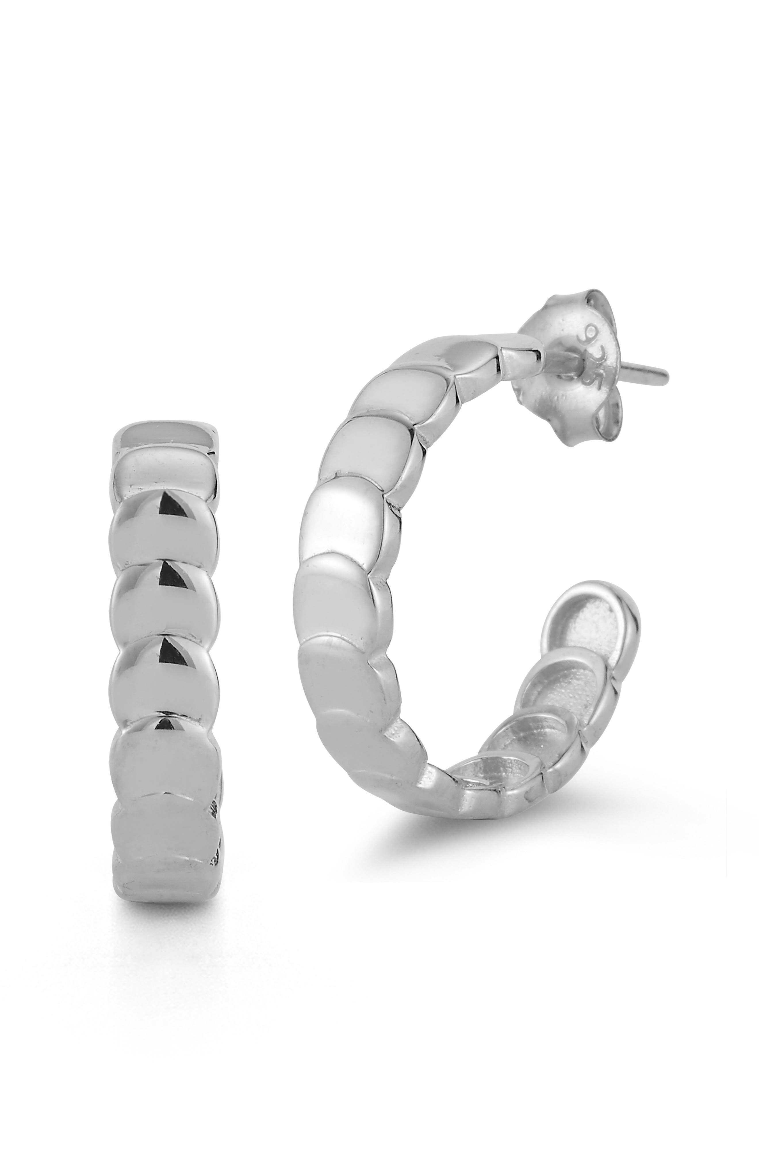 GLAZE JEWELRY Scallop Hoop Earrings