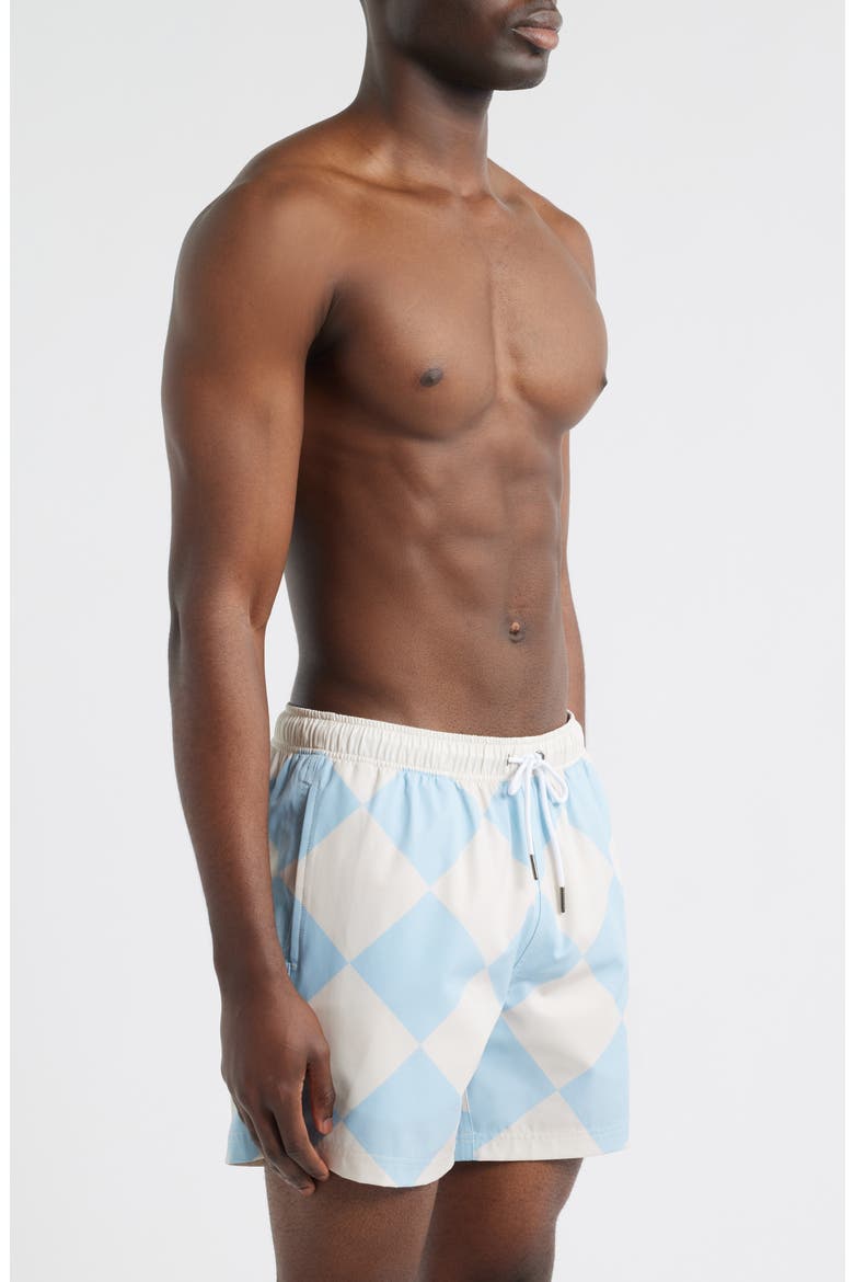 Shoreline Swim Shorts, Alternate, color, BLUE