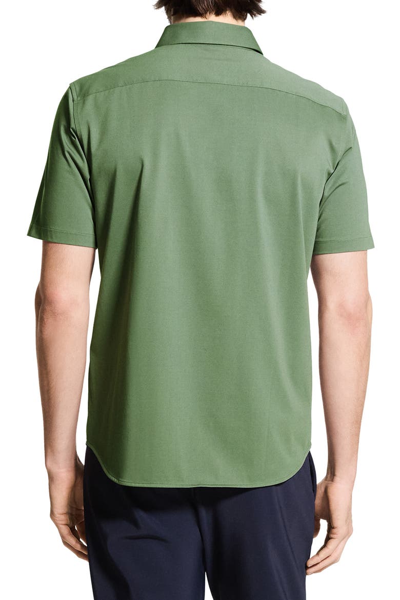 Irving Short Sleeve Button-Up Shirt, Alternate, color, ORCHARD