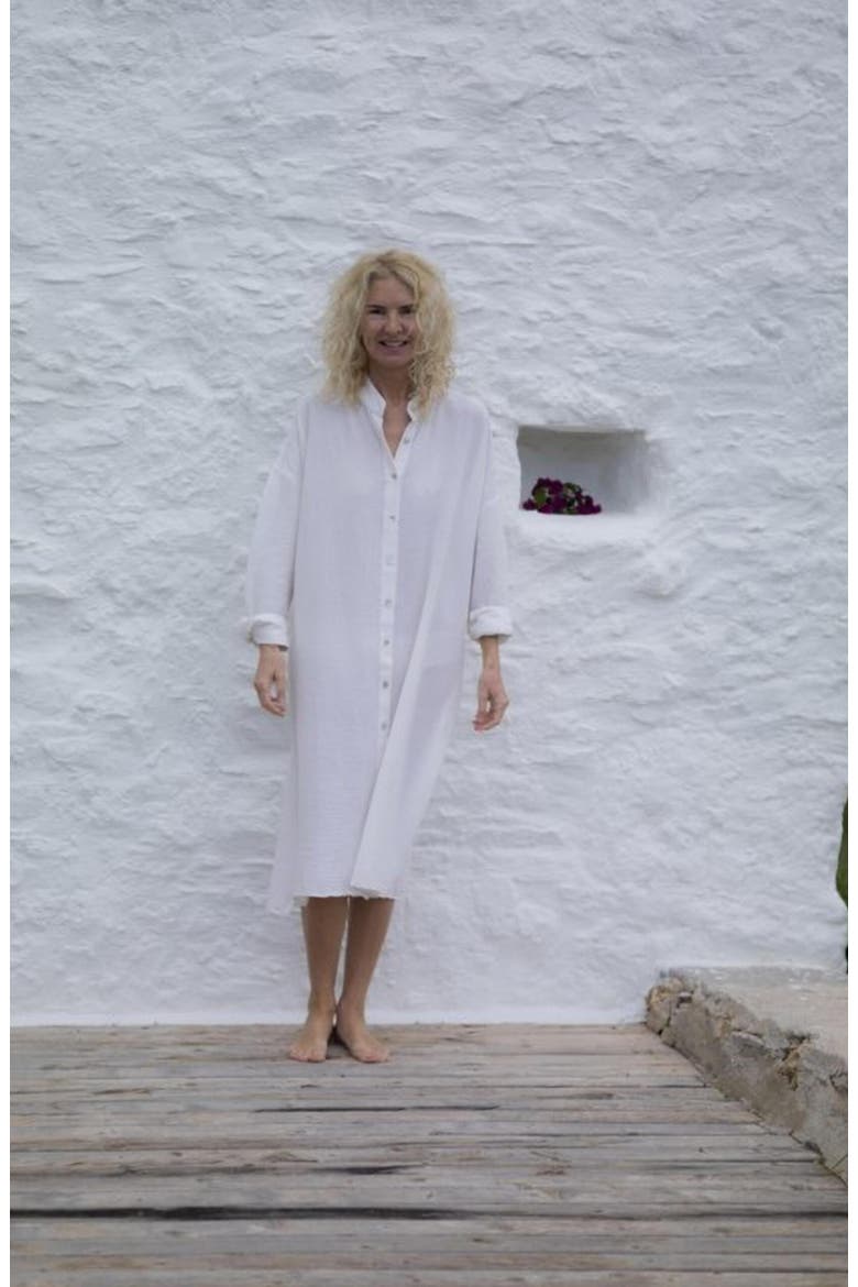 Sile Shirt Tunic, Alternate, color, White