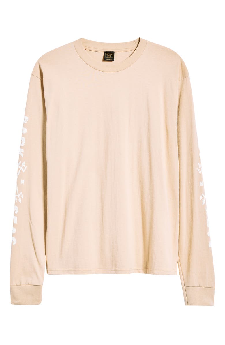 DARK SEAS Wreckage Long Sleeve Cotton Top, Main, color, Sand