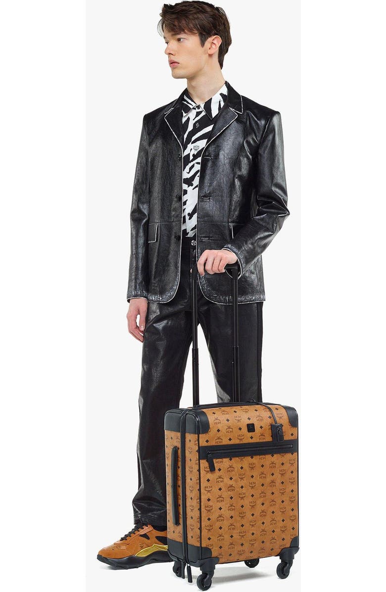 MCM Ottomar Trolley in Visetos, Alternate, color, Brown