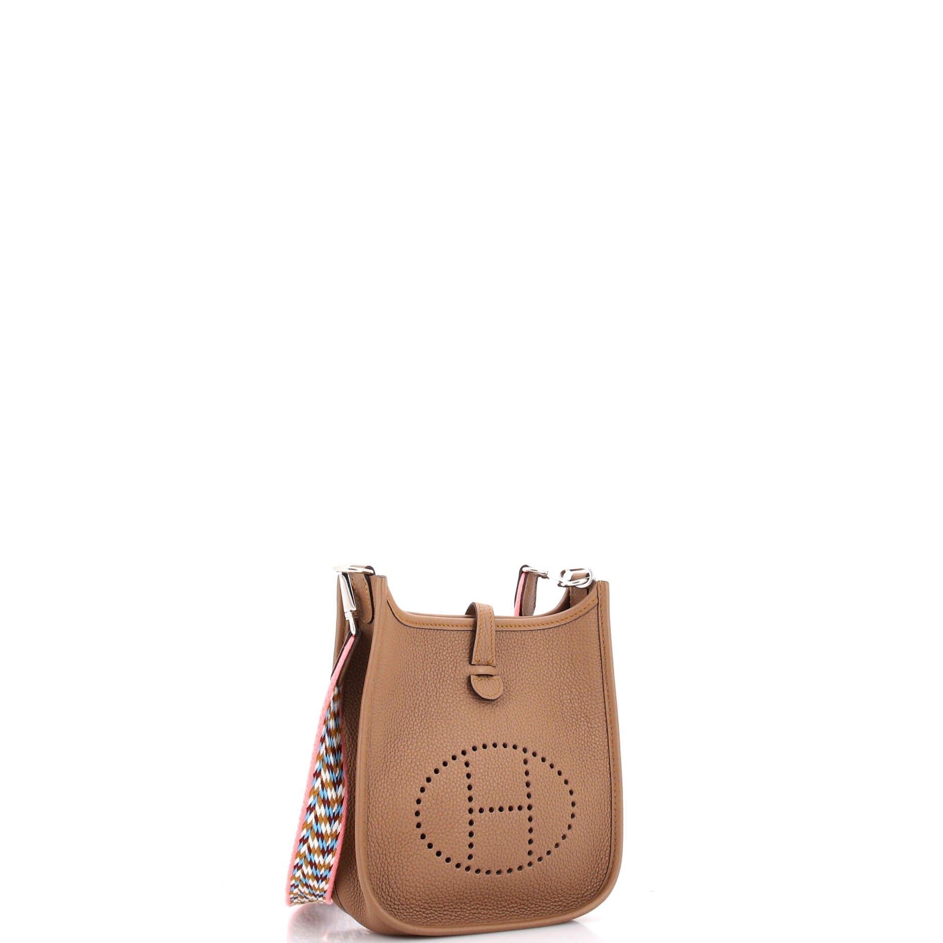 Pre-Owned Hermes Evelyne Bag Gen III Maurice TPM, Alternate, color, Beige De Weimar