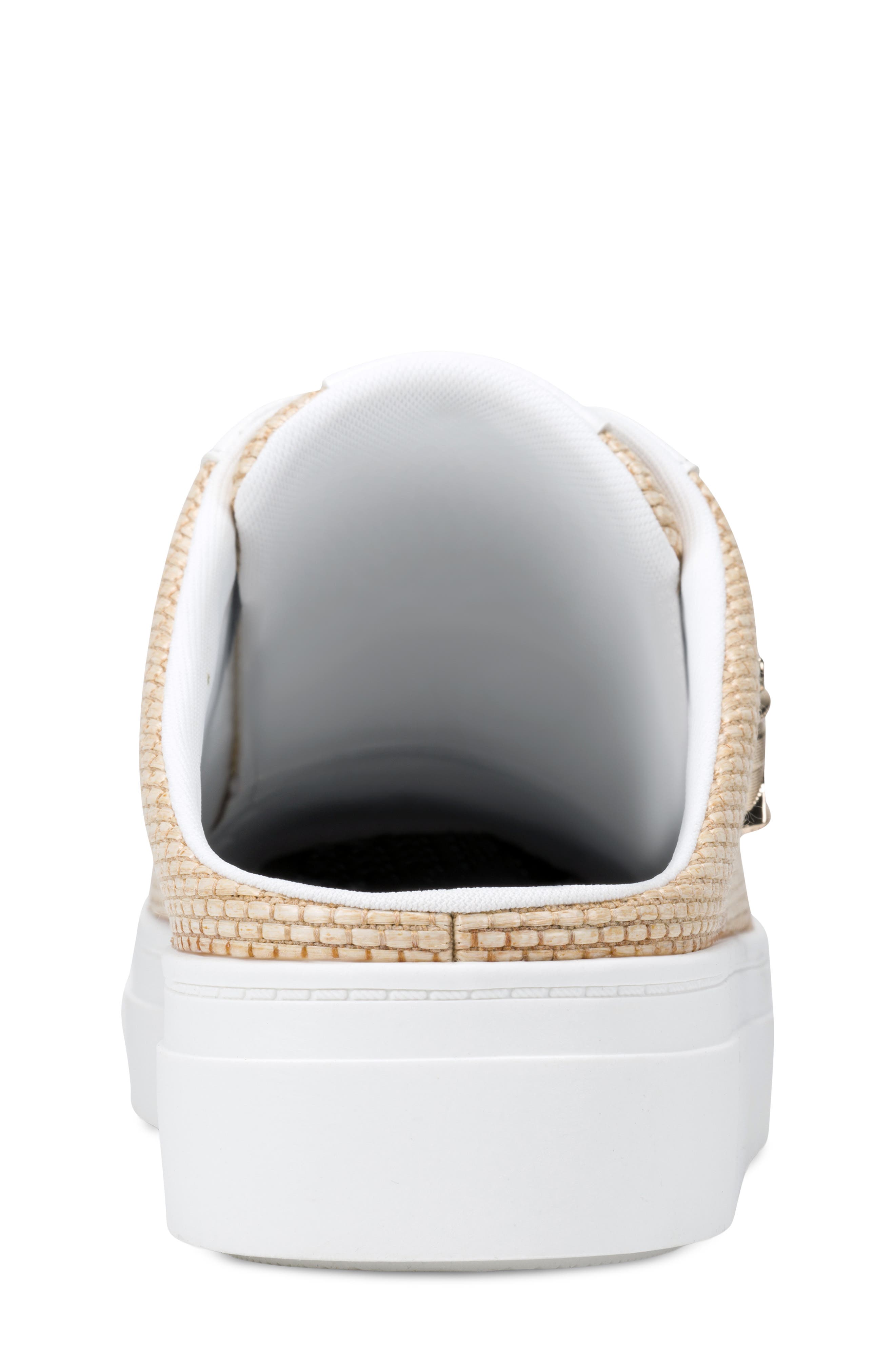 KARL LAGERFELD PARIS Cambria Mule Sneaker, Alternate, color, Natural/ Bright White
