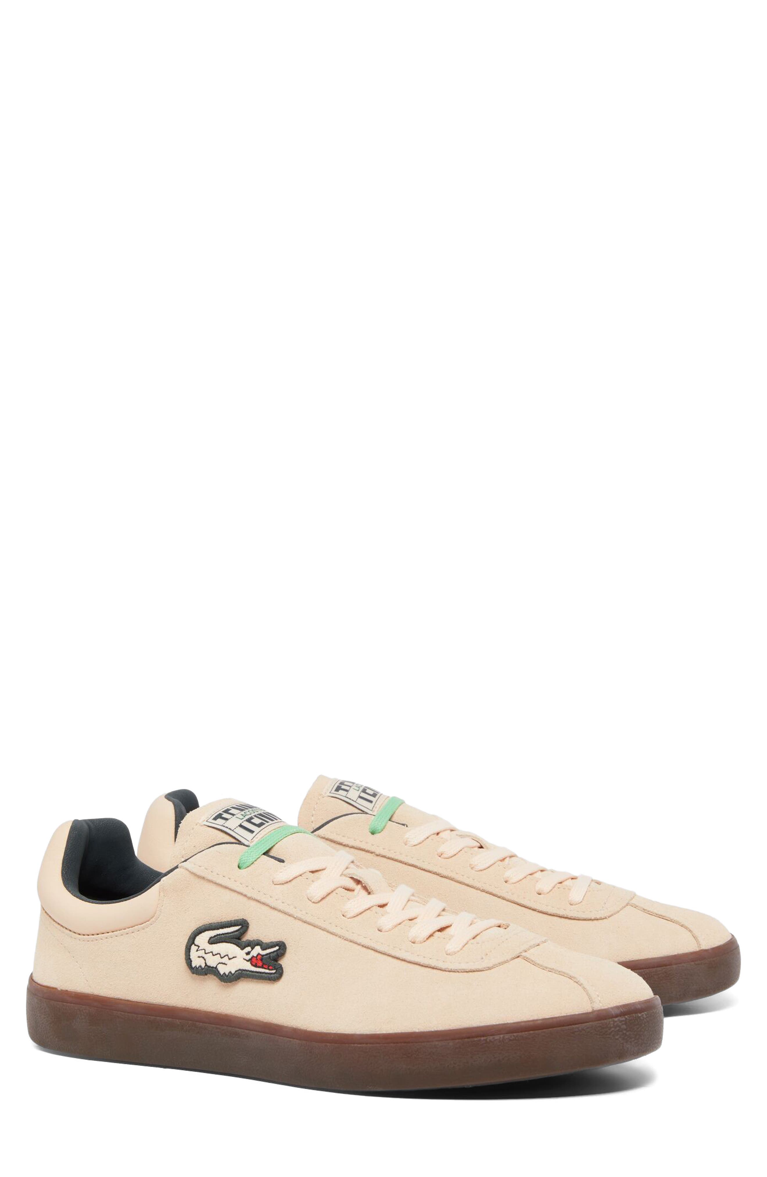 Lacoste Baseshot Sneaker, Alternate, color, Light Pink/ Dark Gum