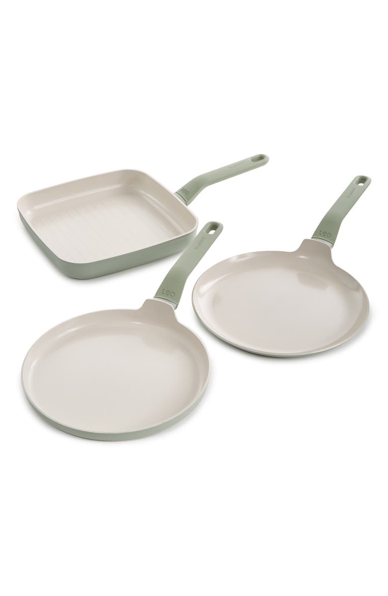 BergHOFF Leo Balance 3-Piece Assorted Pan Set, Main, color, Sage