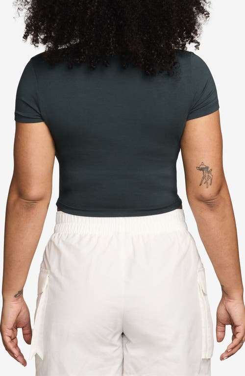 Nike Sportswear Crop T-shirt In Green