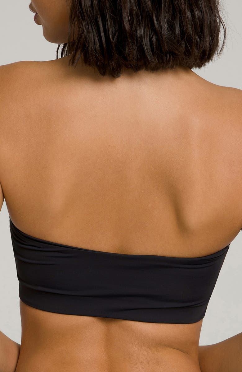 Good American Better Band Strapless Reversible Swim Top, Alternate, color, 