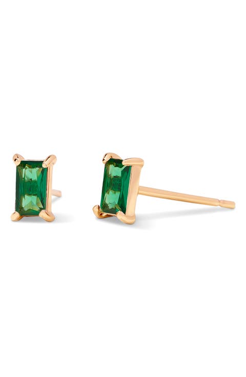 Darcy Birthstone Stud Earrings