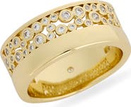 Covet Scattered Cubic Zirconia Band Ring