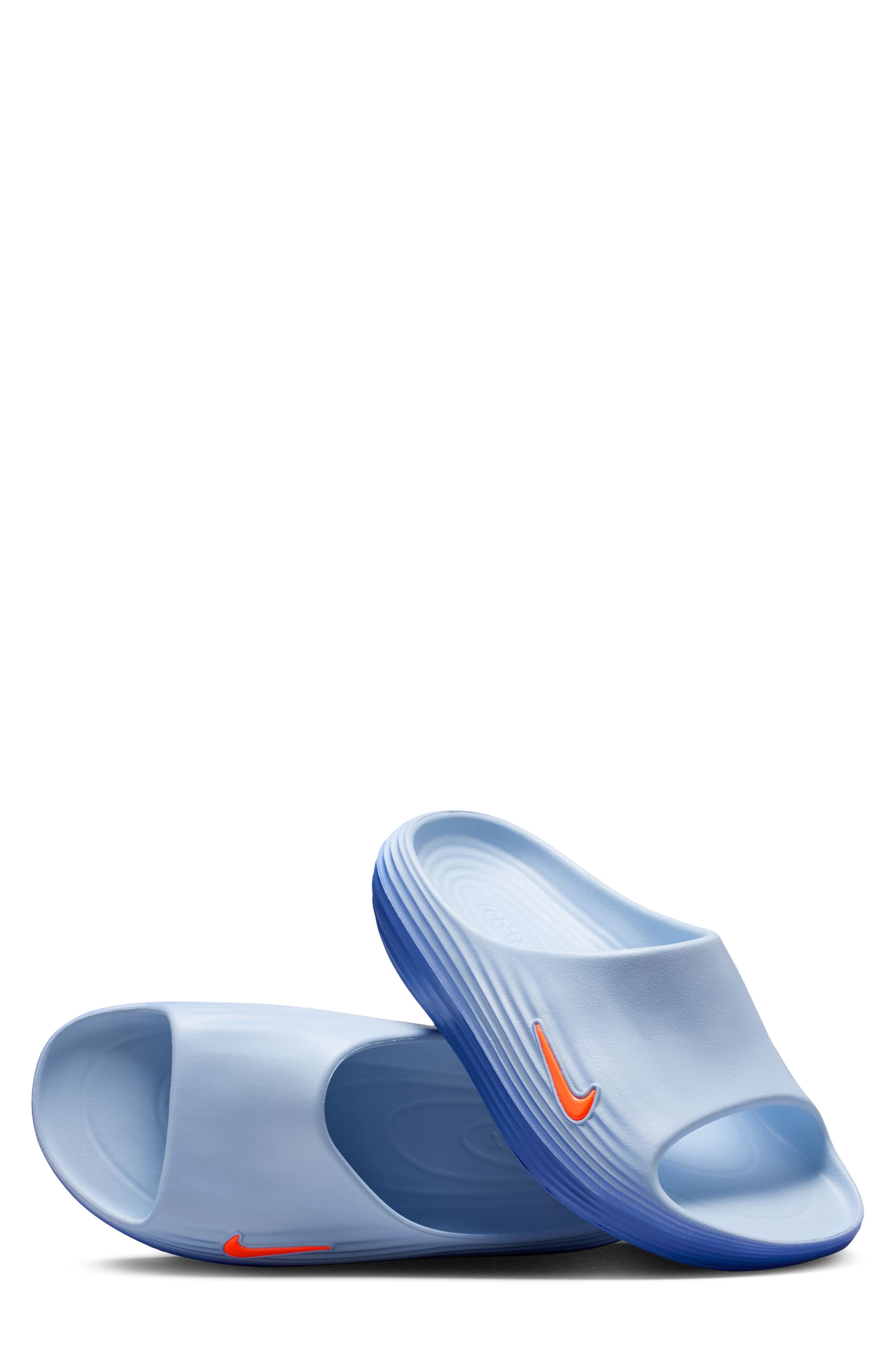 Nike ReactX Rejuven8 Slide, Alternate, color, Hydrogen Blue/ Total Orange