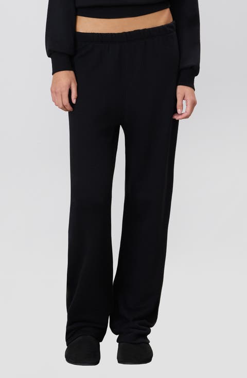 Straight Leg Sweatpants