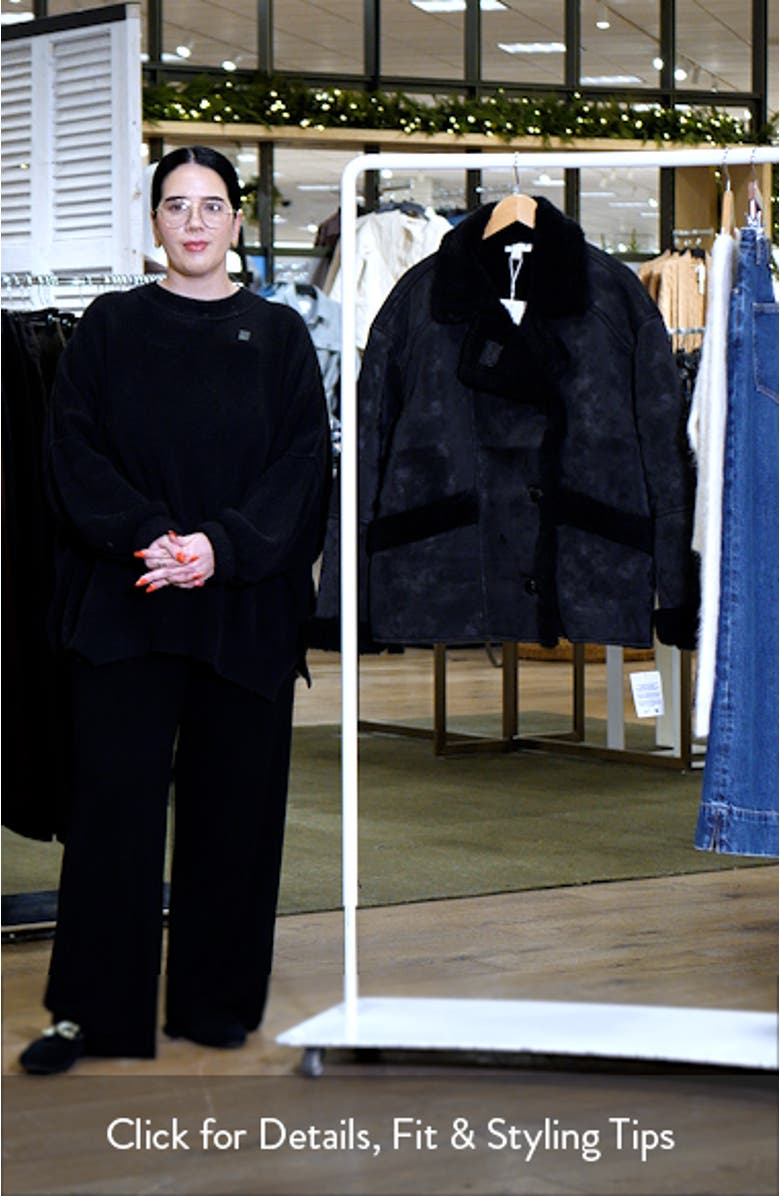 Oversize Faux Leather Coat, sales video thumbnail