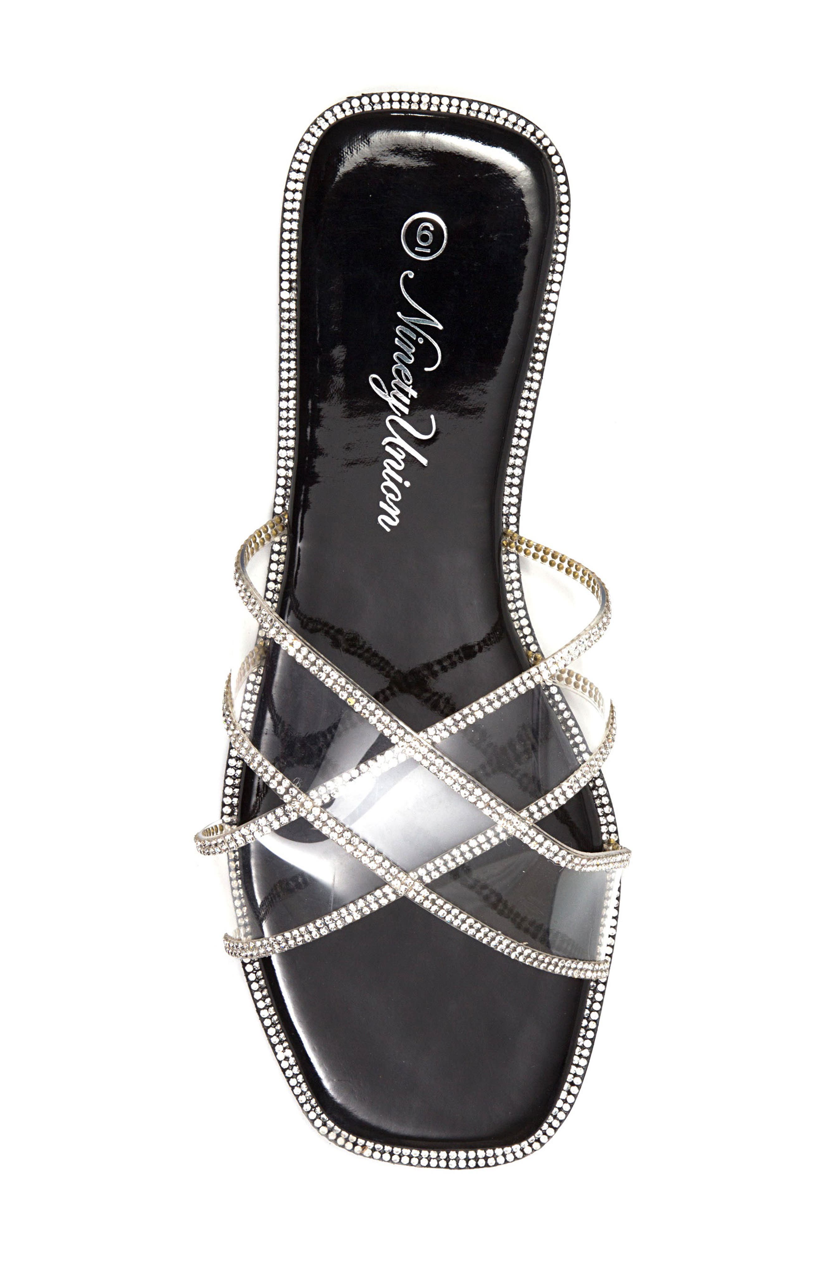 NINETY UNION Atlanta Slide Sandal, Alternate, color, Black