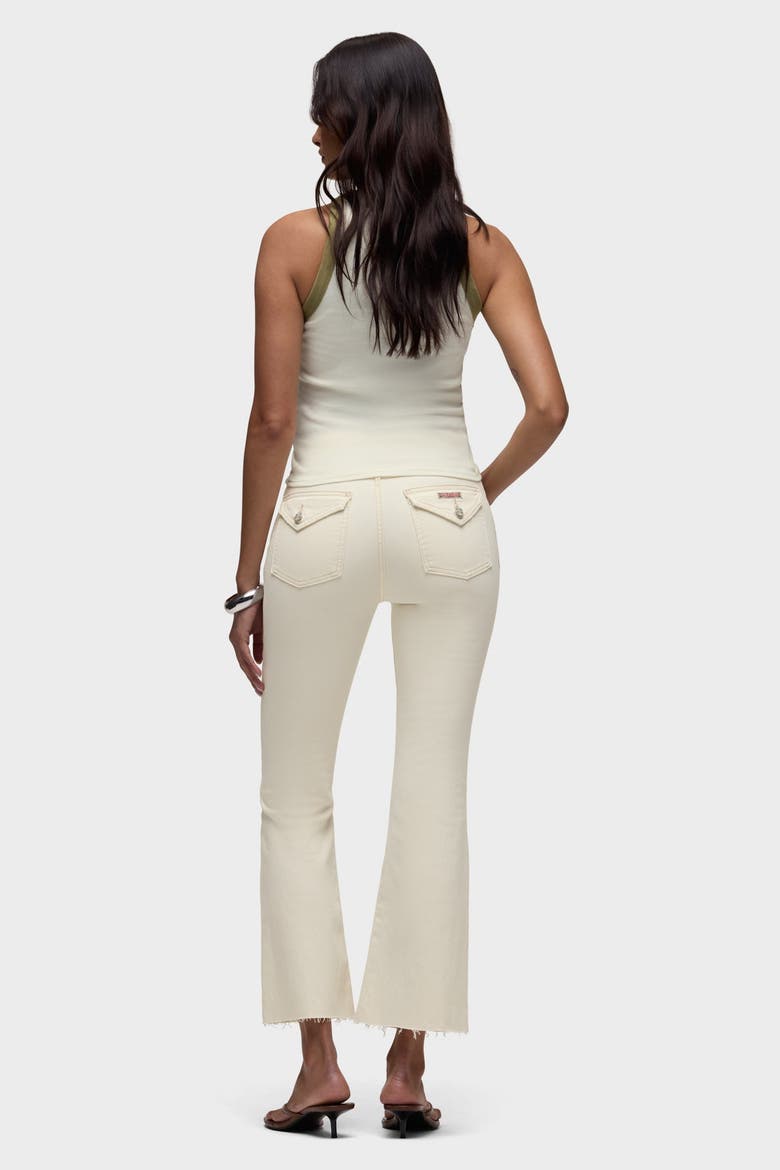 Barbara Flap Pocket Bootcut Crop, Alternate, color, ECRU