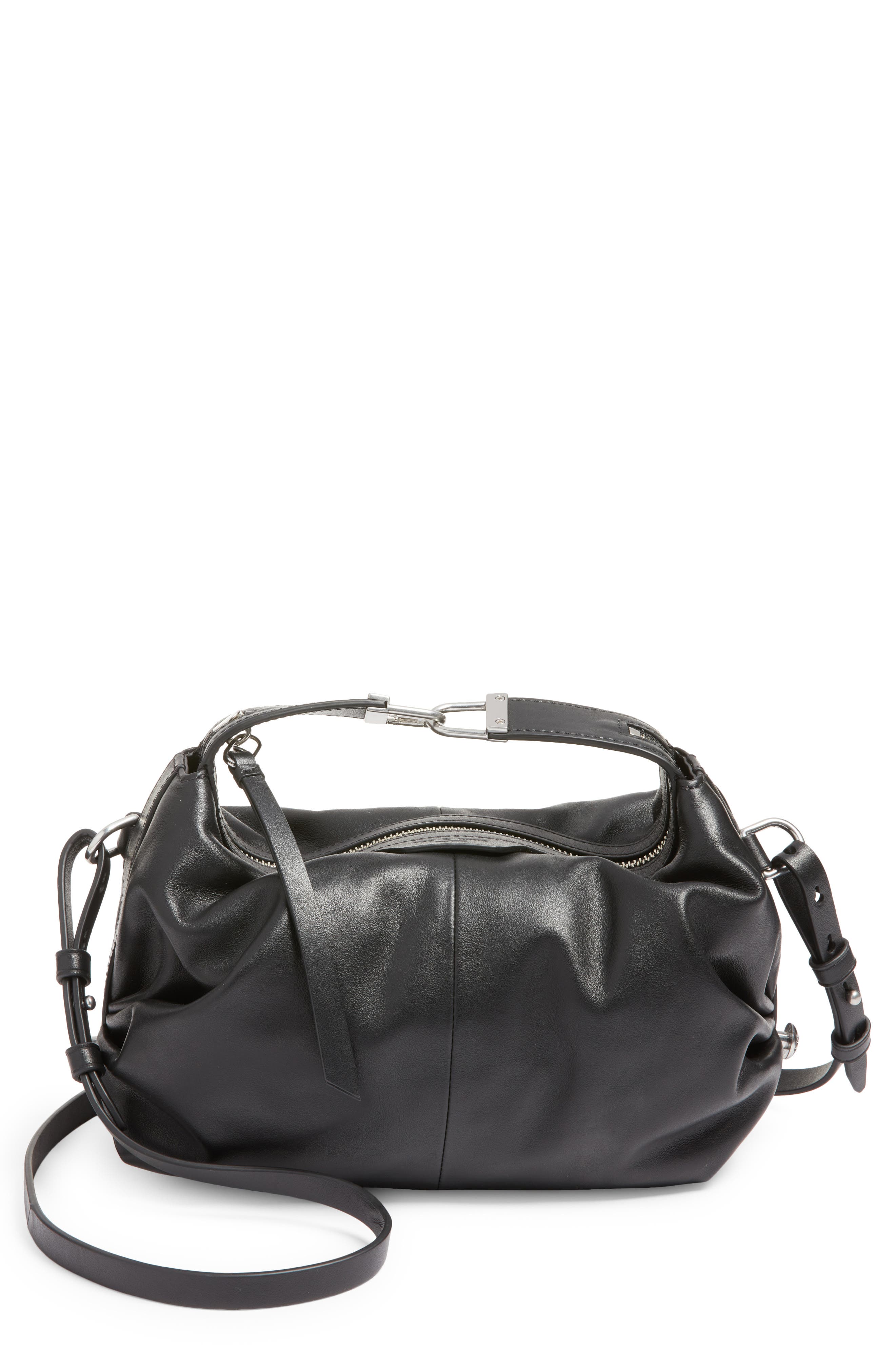 rag & bone Commuter Leather Crossbody Bag, Main, color, 