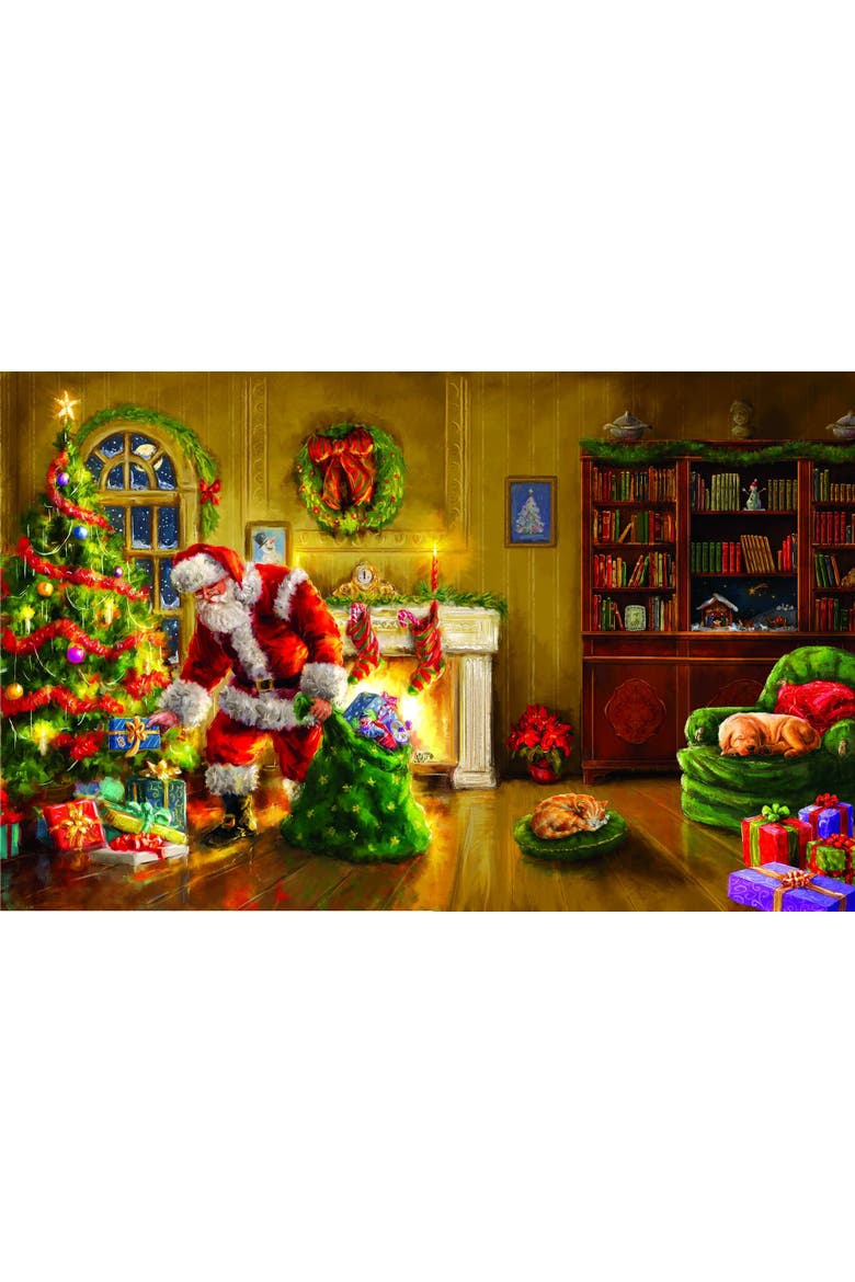 Santa's Special Delivery 550 piece Jigsaw Puzzle for Adults, Alternate, color, Multicolor
