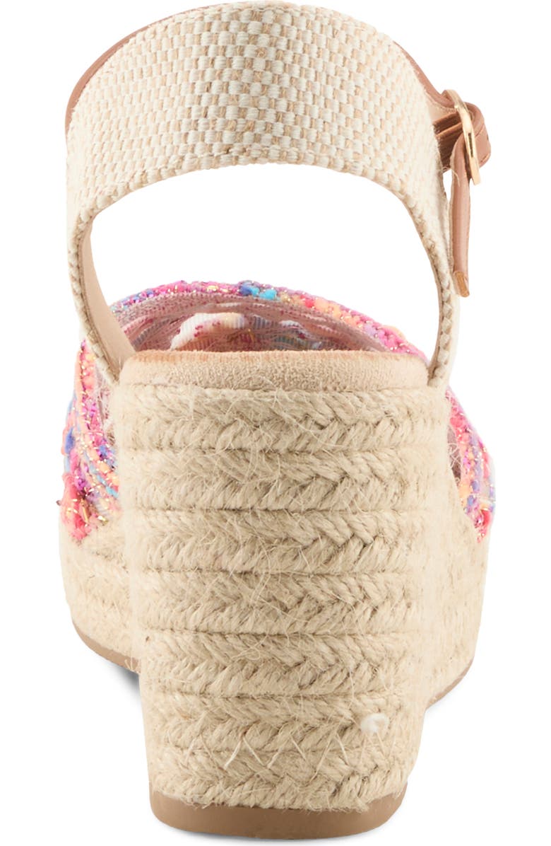 AZURA BY SPRING STEP Queridita Espadrille Platform Wedge, Alternate, color, Rainbow