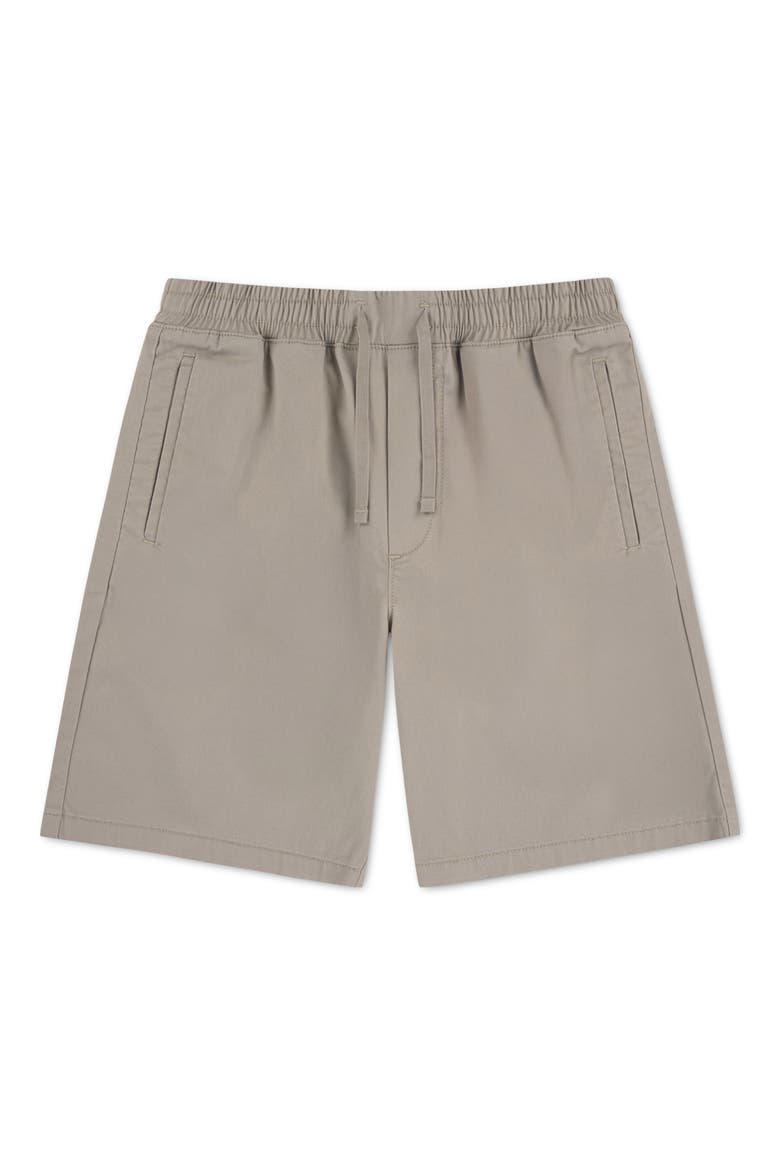 Kids' Drawstring Waist Chino Shorts, Main, color, SIMPLY TAUPE