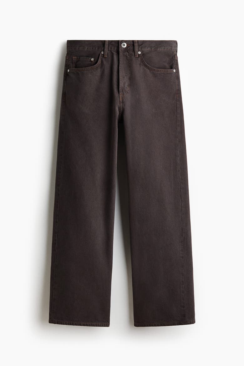 Loose Jeans, Alternate, color, Dark brown