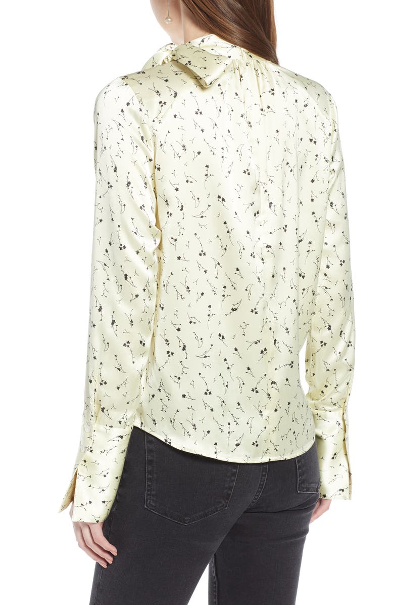 Something Navy Easy Tie Neck Top, Alternate, color,