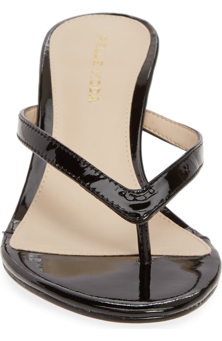 Pelle Moda Slide Sandal, Alternate, color, Black Patent