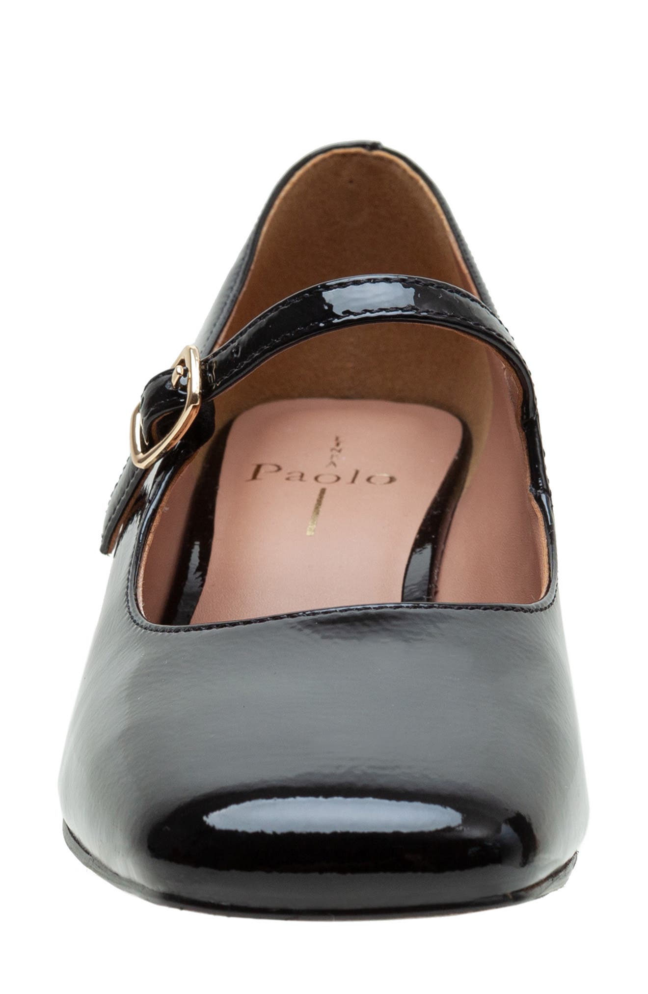 Linea Paolo Monroe Block Heel Mary Jane, Alternate, color, Black Patent
