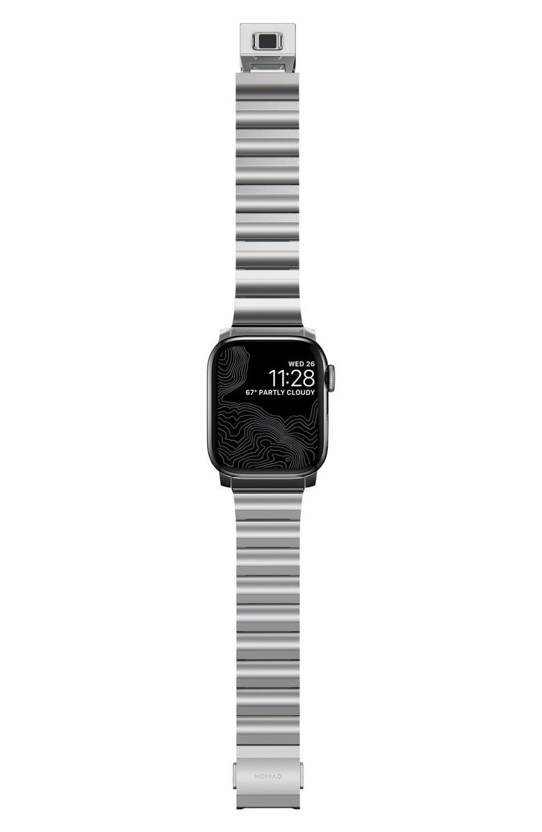Nomad Stainless Steel 41mm Apple Watch<sup>®</sup> Watchband, Alternate, color,