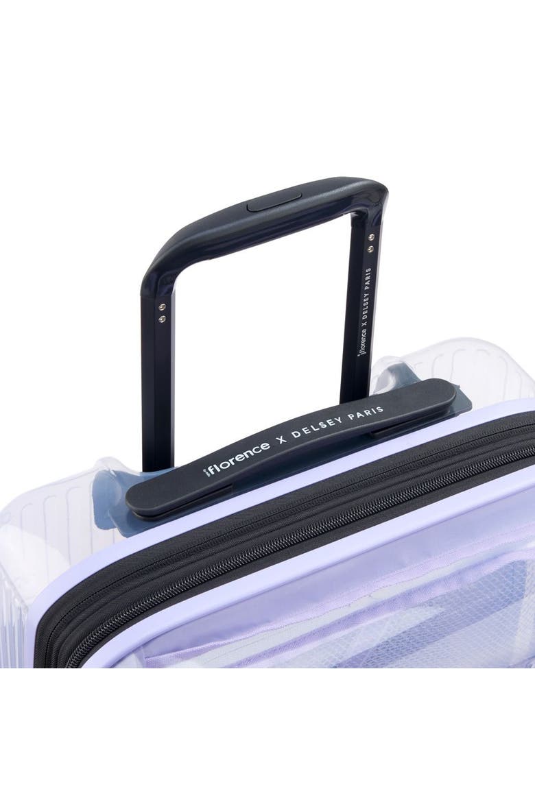 Gotta Glow Expandable 20" Carry-On Spinner, Alternate, color, Translucent Purple