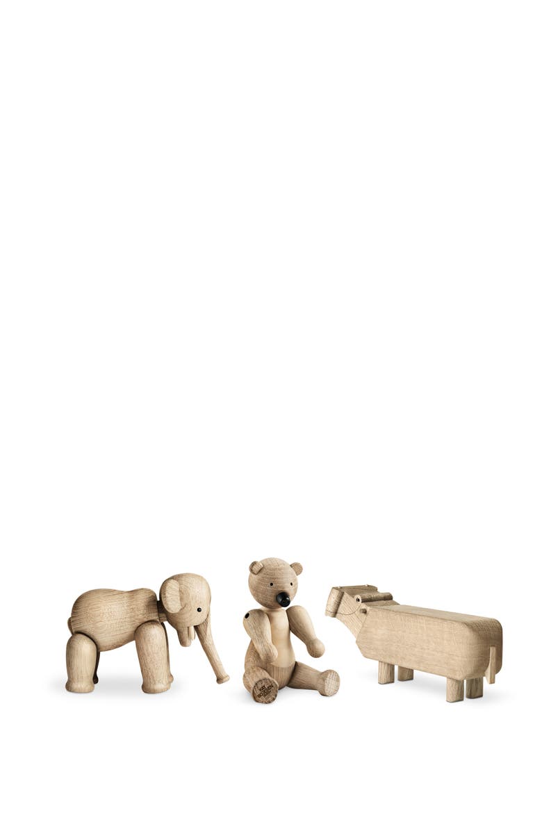Kay Bojesen Liliput Set, Alternate, color, Oak