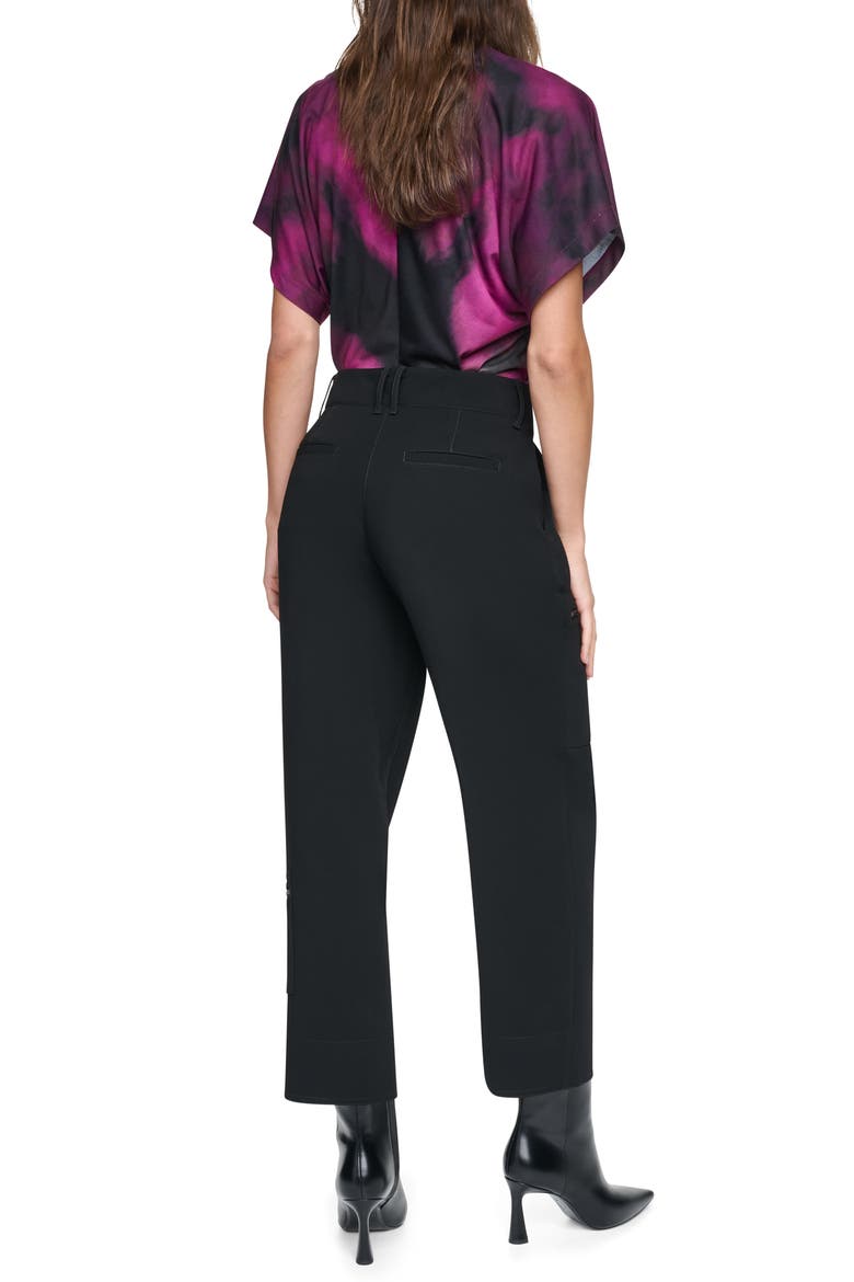 Zip Pocket Utility Pants, Alternate, color, BLACK