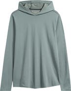 TravisMathew The Heater Series Hooded Long Sleeve Performance Jersey T-Shirt