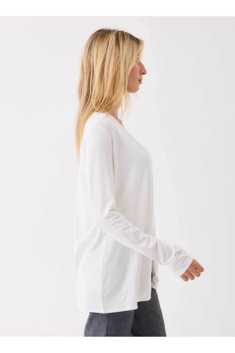 Soft Touch Open Cardigan, Alternate, color, BLANC