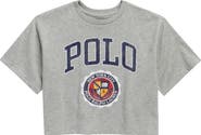 Polo Ralph Lauren Kids' Logo Graphic Crop T-Shirt