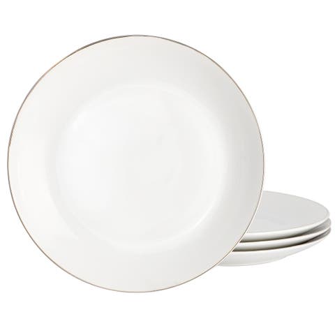 Ogalla 4 Piece Fine Ceramic 10.5 Inch Dinner Plate Set
